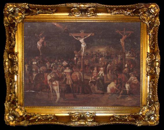 framed  unknow artist The crucifixion, ta009-2